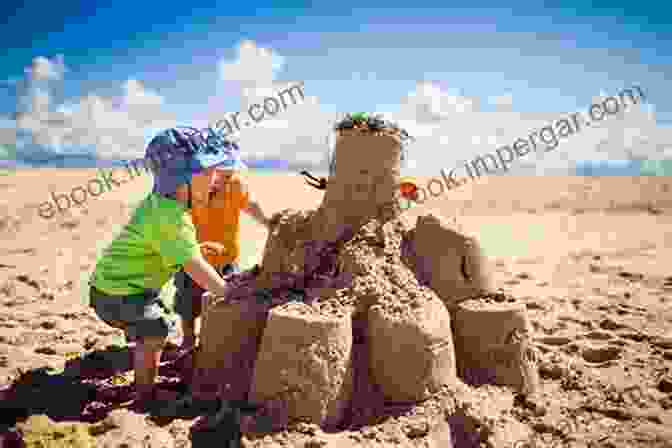 A Child Building A Sandcastle On A Golden Beach With Crystal Clear Waters Amazing Beaches ( Childrens Picture Age 1 5)