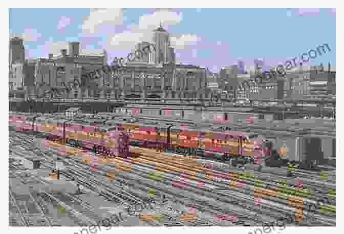 A Color Photograph Of A Diesel Train Pulling Out Of A Station In The 1960s London Local Trains In The 1950s And 1960s