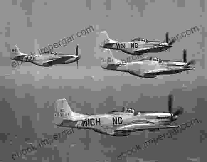 A Formation Of P 51 Mustangs Flying Over South Plains Army Airfield South Plains Army Airfield (Images Of Aviation)