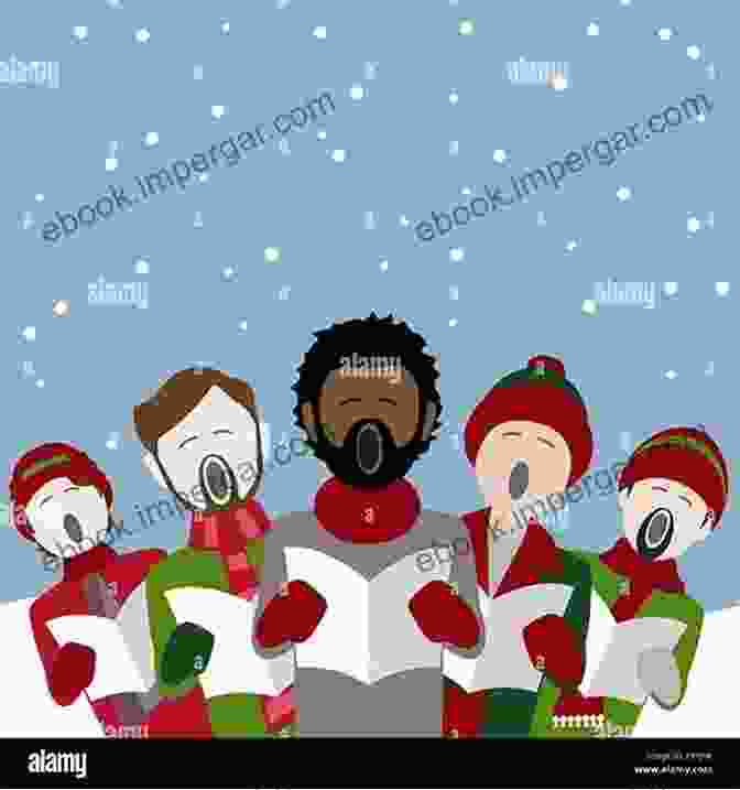 A Group Of Carolers Singing In A Snowy Landscape Seasonal Songs For Southern Ontario