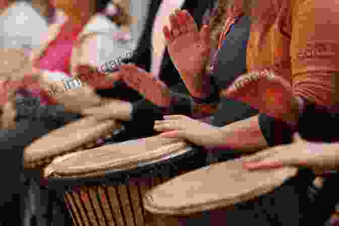 A Group Of People Sitting In A Circle, Playing Drums Drum Circles For Specific Population Groups: An To Drum Circles For Therapeutic And Educational Outcomes