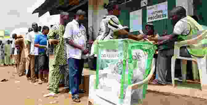 A Photograph Of Nigerians Casting Their Votes In A Democratic Election. Nigeria Political History