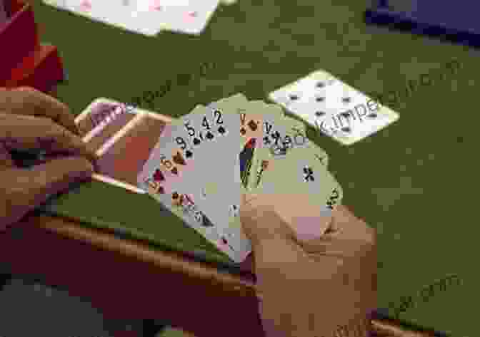 Close Up Of A Bridge Player Holding A Hand Of Cards Easy Step Bridge: For Beginners And Improvers