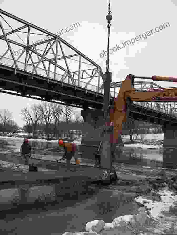 Construction Of The New Keosauqua Bridge The New Keosauqua Bridge Construction Of The New Bridge