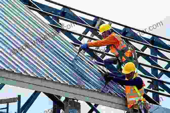 Construction Workers Installing A Roof Handbook On Construction Techniques: A Practical Field Review Of Environmental Impacts In Power Transmission/Distribution Run Of River Hydropower And Solar Photovoltaic Power Generation Projects