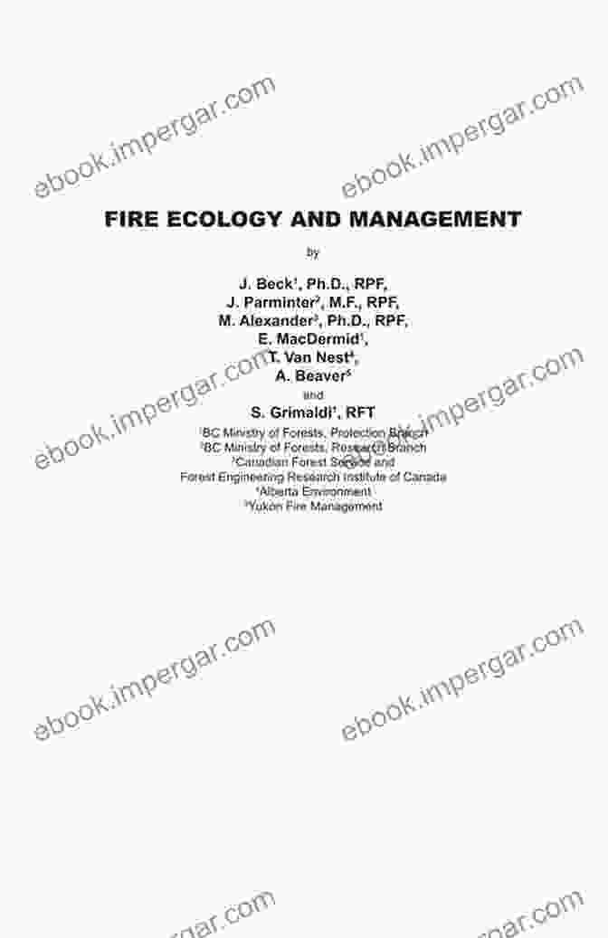 Cover Of 'Fire Ecology And Management' Fire Ecology And Management: Past Present And Future Of US Forested Ecosystems (Managing Forest Ecosystems 39)