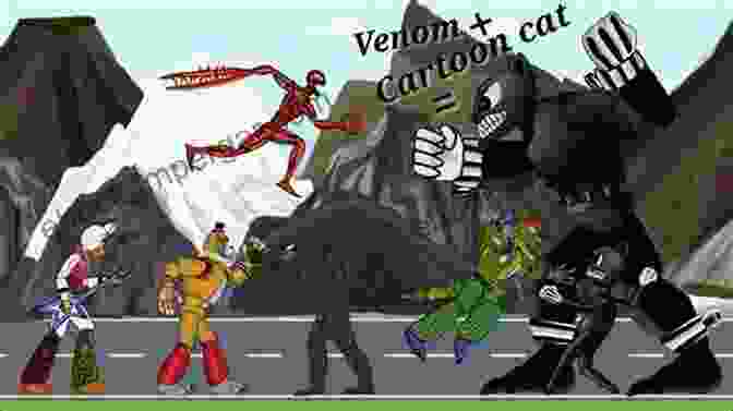 Gregory Cartoon Cat Comic Book: Gregory Glamrock Freddy Monty Gator Vs Venom Vs Carnage Vs Cartoon Cat Fnaf Vs Venom Dc2