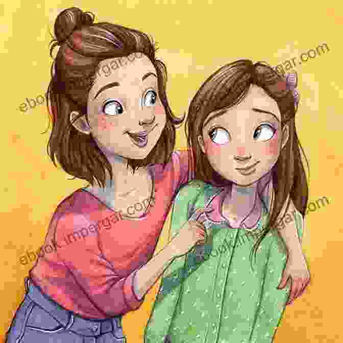 Having Little Sister Book Cover Featuring A Photo Of Two Sisters, One Older And One Younger, Laughing And Embracing HAVING A LITTLE SISTER