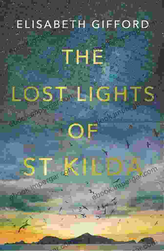 Lady Of St Kilda Book Cover Featuring A Woman Standing On A Windswept Cliff Overlooking The Sea Lady Of St Kilda