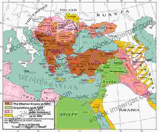 Map Of The Ottoman Empire During Its Late Period, Showing Political Divisions And Foreign Interventions. A Brief History Of The Late Ottoman Empire