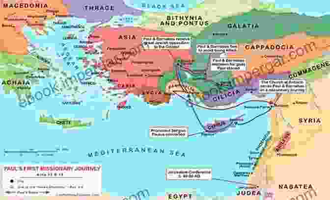 Painting Depicting St. Paul's Journey Through Asia Minor And Antioch St Paul In Asia Minor And At The Syrian Antioch