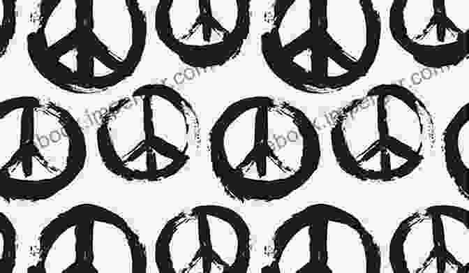 Peace Symbol Against A Psychedelic Background, Representing The Counterculture Movement Of The 1960s A Baby Boomer S Childhood: Growing Up In The 60s And 70s