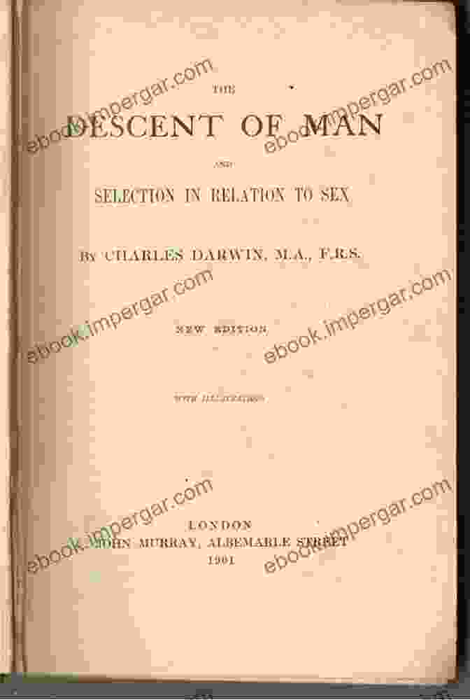 The Descent Of Man Title Page The Complete Works Of Charles Darwin