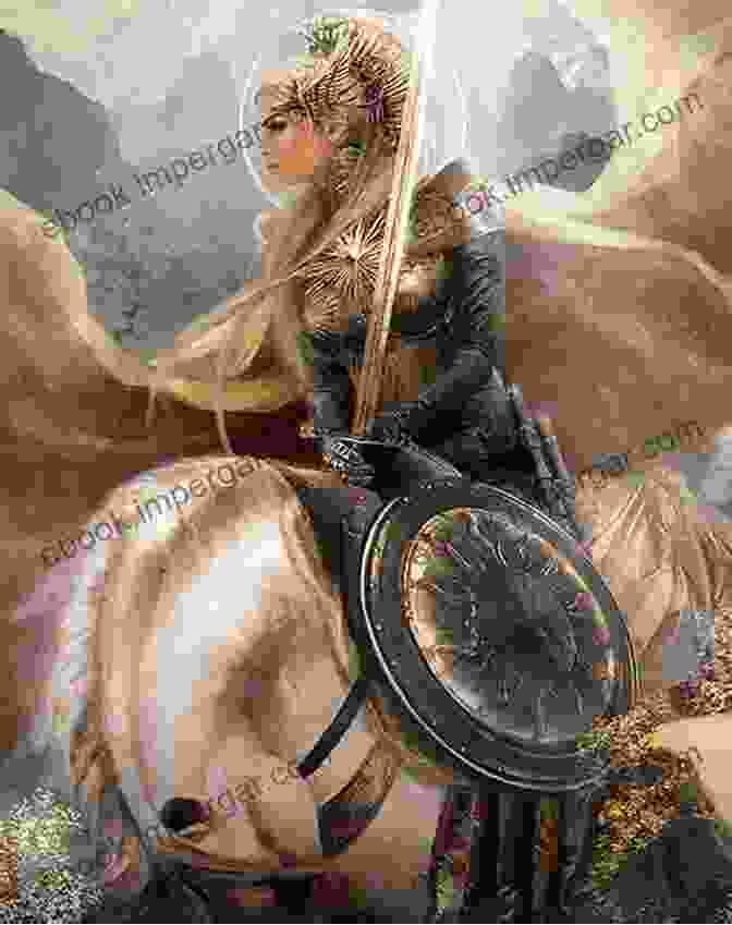 The Valkyrs Book Cover Featuring A Beautiful Valkyrie Riding A Winged Horse Saga Six Pack 6 A Thane Of Wessex Harald Harfager S Saga Eric Brighteyes The Valkyrs Saga Of Hakon Herdebreid And The Elves (Illustrated)