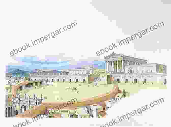 View Of The Oval Forum And The Temple Of Artemis, Two Significant Structures In The Roman City Of Gerasa Competitive Archaeology In Jordan: Narrating Identity From The Ottomans To The Hashemites